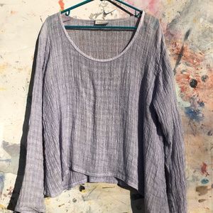 HOMEFROCKS Lavender Size small linen top
